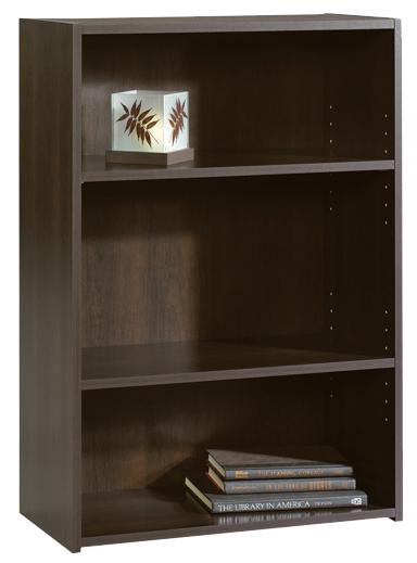 Sauder Bookcases 057390862 Casual 3Shelf Bookcase Sam's Furniture